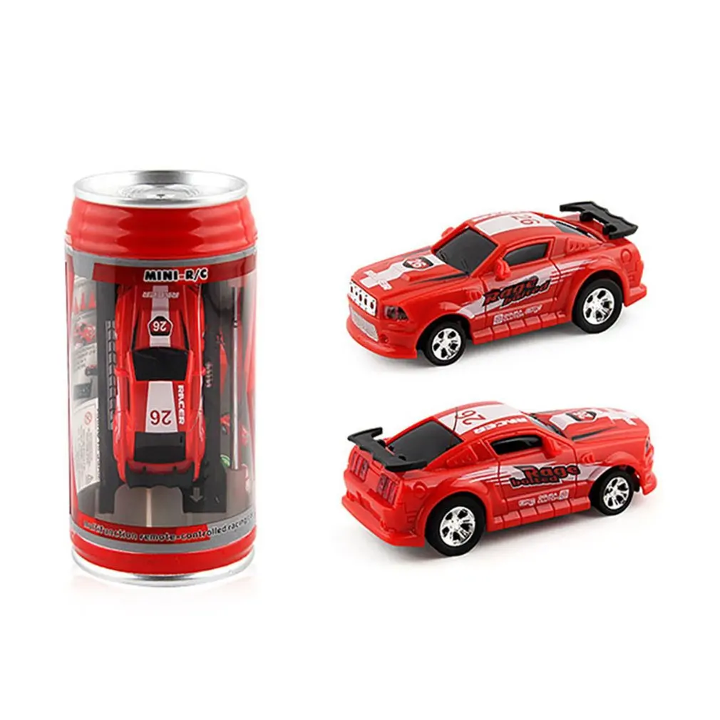 

2019 Hot 4 Colors 20Km/h Coke Can Mini RC Car Radio Remote Control Micro Racing Car 4 Frequencies Toy For Kids Gifts RC Models