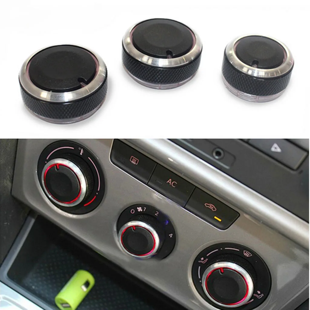 Rear Audio Radio Control Knob Button Replacement Fit For vw Car Accessories