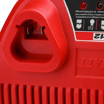 

New 3.0A 10.8V 12V Li-Ion Replacement Battery Charger N12 For Milwaukee M12 48-59-2401 48-11-2402 Li-ion Battery Eu Plug