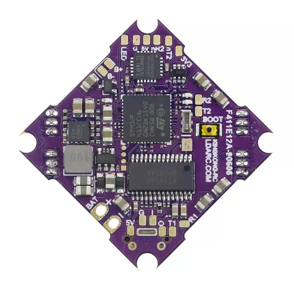 F411E12A F4 OSD Контроллер полета AIO BEC Датчик тока и 12A BL_S 2-4S 4в1 ESC для Beta85X Mobula7 FPV гоночный Дрон