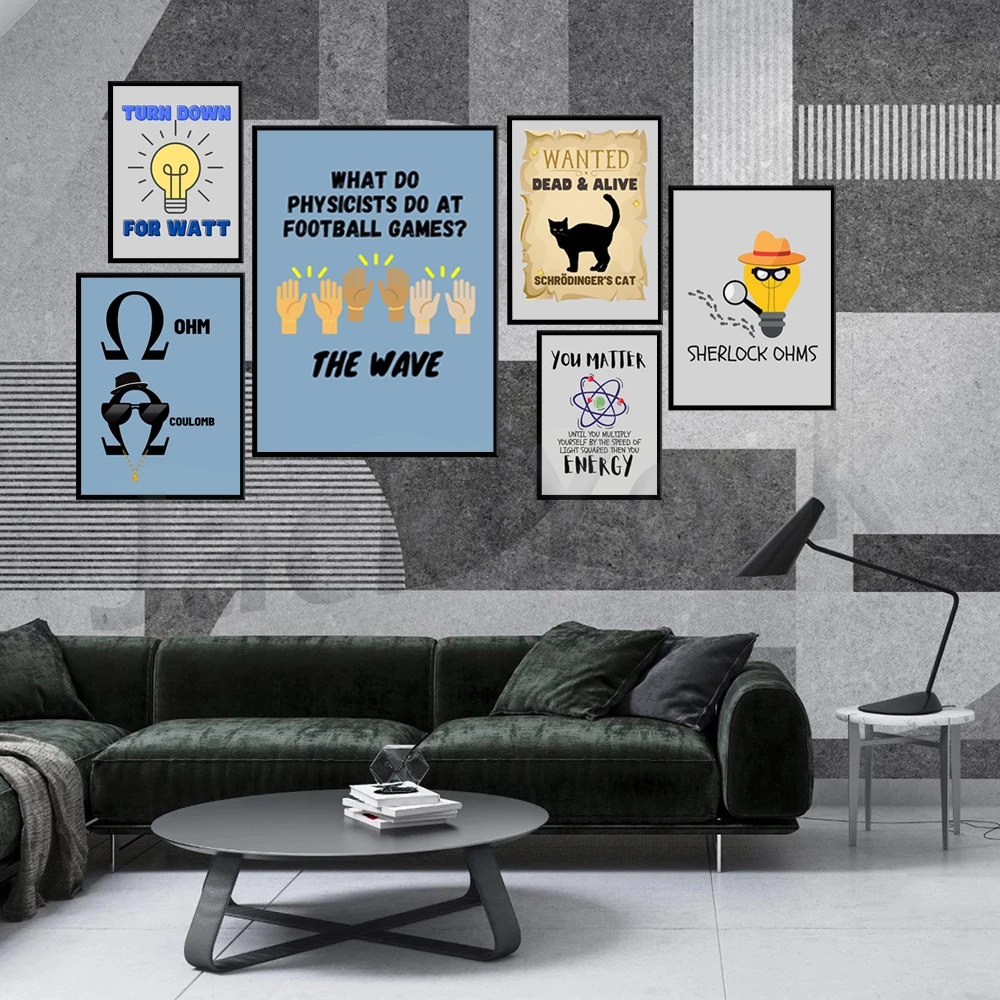 Science Posters Printables, Physics Puns, Science Puns, Funny Science  Posters, Educational Posters, Middle school, High School| | - AliExpress