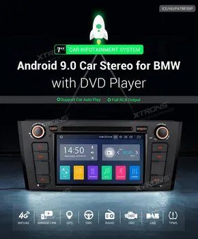

7“ Radio Android 9.0 Car multimedia DVD Player for BMW E81 2007-2011 E82 2007-2013 E88 2007 2008 2009 2010-2014 GPS RCA OBD DAB
