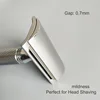 Dscosmetic T7 316L stainless steel double edge safety razor 6