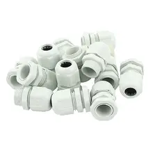 15 шт. белый 5 мм-10 мм Диаметр КАБЕЛЬНОГО САЛЬНИКА пластиковый крепежный соединитель PG11