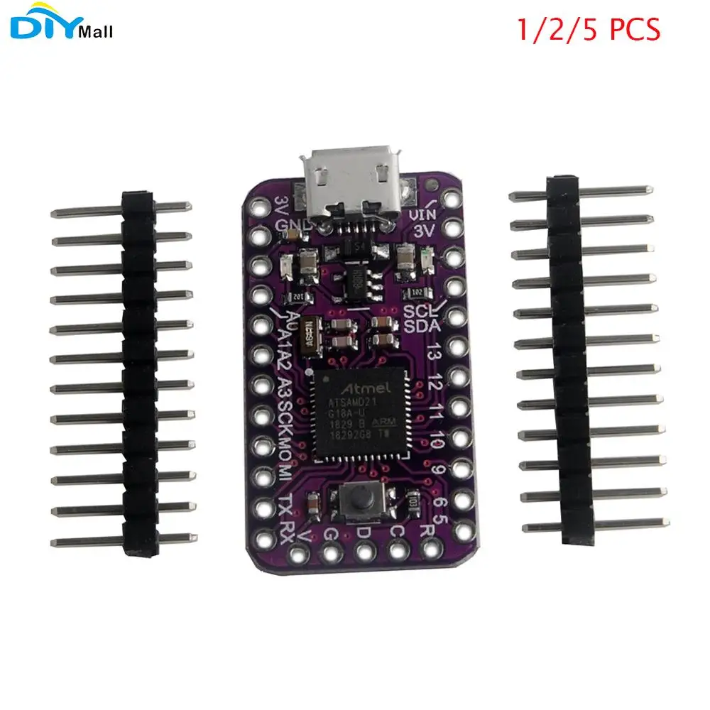 1/2/5 шт GY-SAMD21 мини Пробойный Сенсор для Arduino IDE/SATA Wi-Fi Atmel ATSAMD21G18 32-битный ARM Cortex-M0