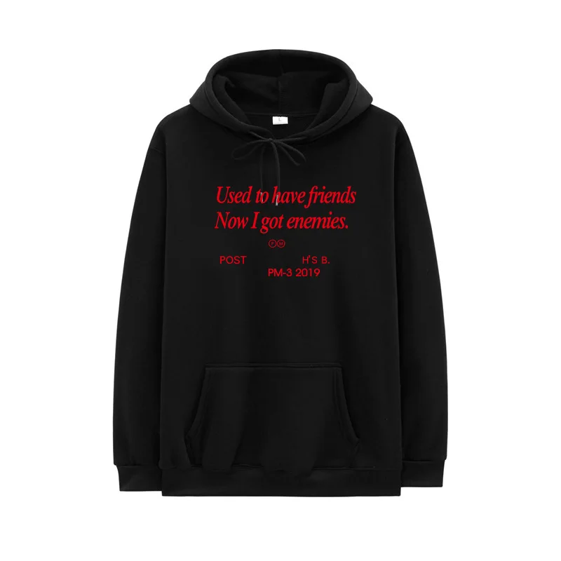 Толстовка с капюшоном для мужчин и женщин худи надписью Post Malone в стиле хип-хоп