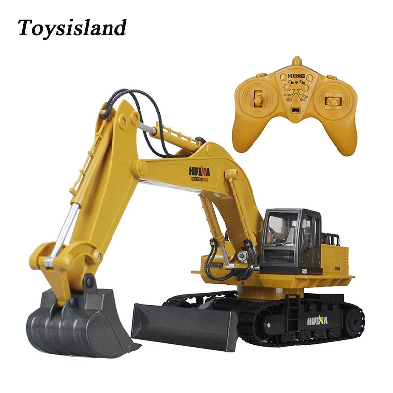 

HUINA 1510 RC Excavators Crawler 1/16 Electrical Remote Controlled Excavator Simulation Engineering Vehicle Toys for Boys