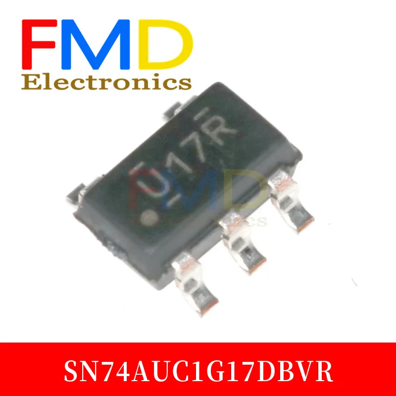 

5 шт./лот новый агент SN74AUC1G17DBVR Шелковый экран U17R SOT23-5 spot, триггеры Шмидта