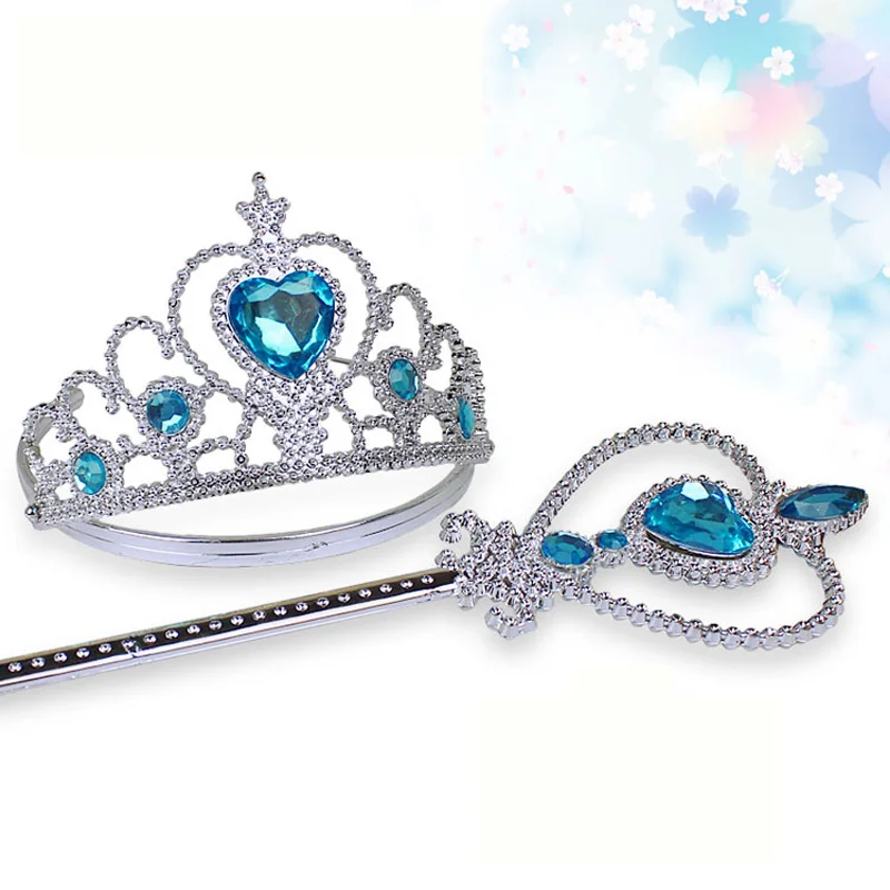 blue crown Платье русалки, костюм, сексуальный купальник, хвост русалки, для плавания, монофин с ожерельем, очки, гирлянда, монофин, плавник, детское бикини - Цвет: blue crown