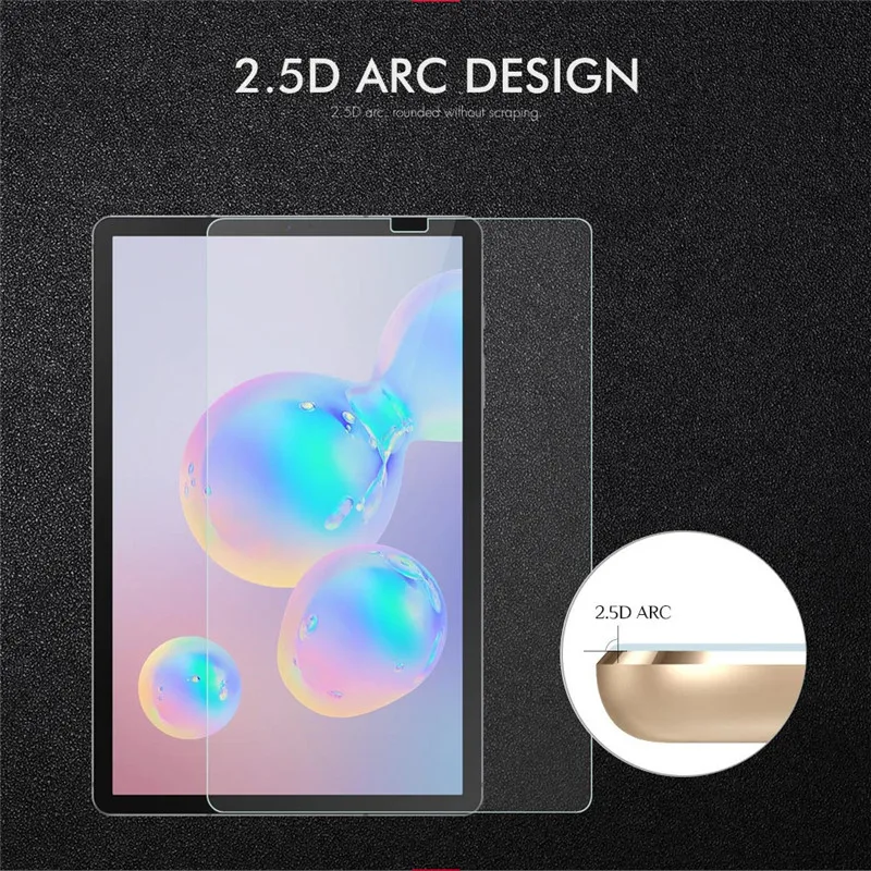 For Samsung Galaxy Tab S6 10.5" Tablet Screen Protector Tempered Glass For SM-T860 SM-T865 Tempered Glass Protective Film Cover 5