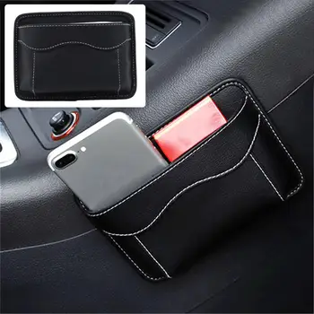 

Car Storage Bag Seat Side Gap Phone Pen Key Adhesive Storage Bag Pocket Organizer Holder Car Styling Accessories Interior