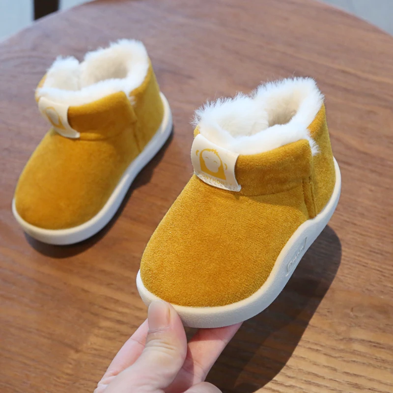 infantil da criança botas de neve quente