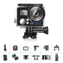 Kebidumei мини 4K Экшн-камера с дистанционным управлением wifi 0,6" экран HD мини водонепроницаемая Спортивная DV камера