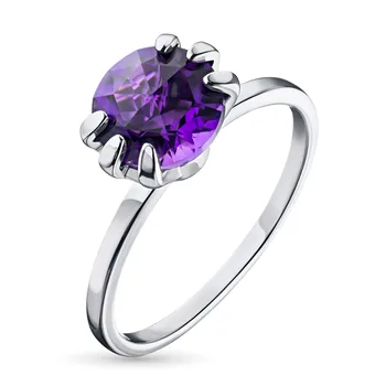 

Silver ring with amethyst 11006-001-9