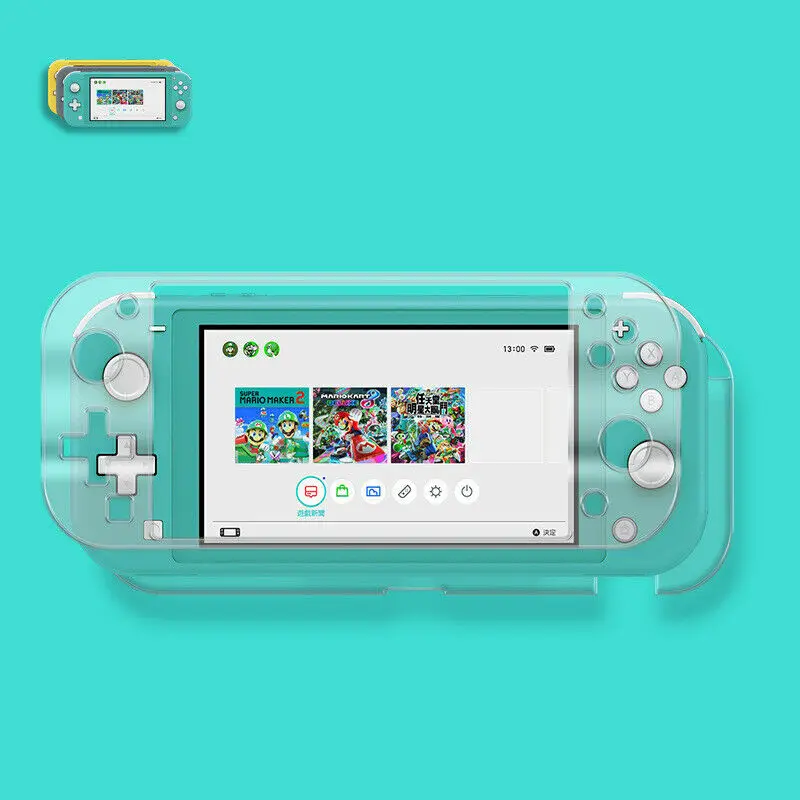 

Protective Cover Case For Nintendo Switch Lite Console Anti- Dust Crystal Hard Shell For Mini Nintend Switch Controller Joy-cons