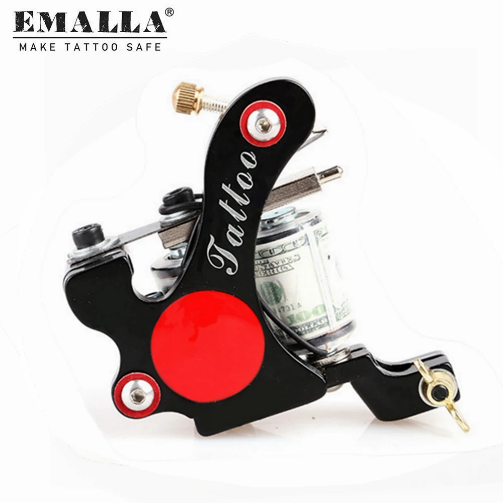 

1PCS Coil Tattoo Machines 10 Warps Coils Tattoo Machine Coloring Lining Tools Tattoo Gun Kit Tattoo Power Supplies Free Shipping