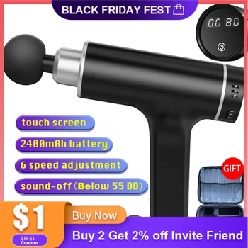 

Massage Gun Muscle Massager Muscle Pain Management after Training Exercise Body Relaxation Slimming Shaping Pain Relief Massage