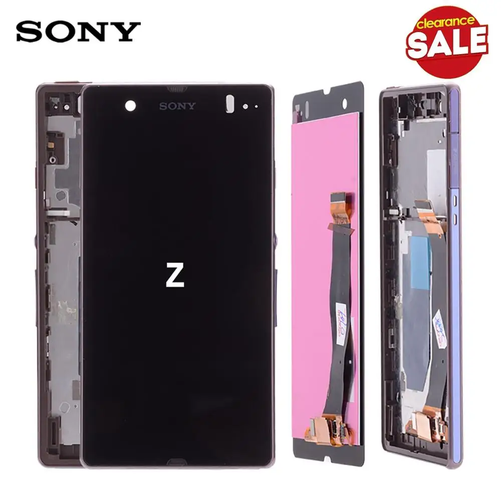 

5.0 inches Display For Sony Xperia Z LCD Digitizer Replacement Parts For Sony C6603 C6602 Frame with Free Tools