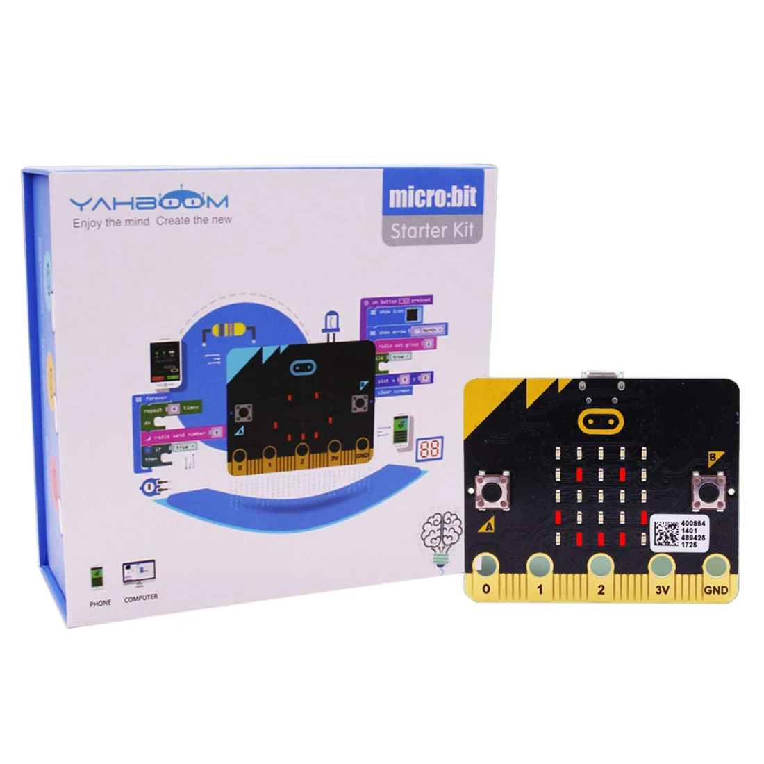 Brinquedos com Manual de Orientação para Caçoa o Presente Micro: Iniciado Aprendizagem Micro Placa Gráfica Programável Tronco Faça Você Mesmo Bit Kit 7 Micro: bit Kit Iniciado Aprendizagem Kit Micro