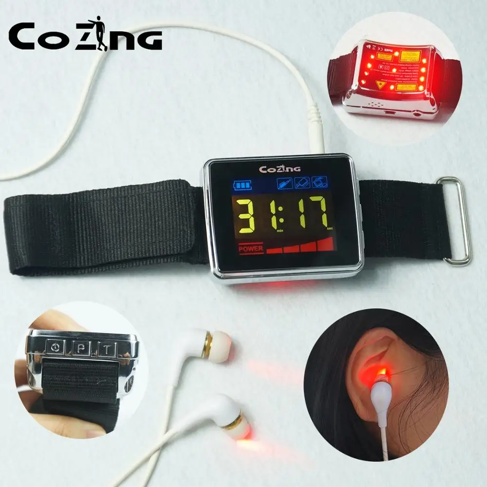 

Home Use 650nm Laser Light Therapy Device Medical Machine For Tinnitus Ear Infection