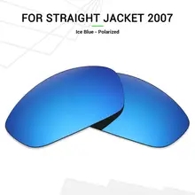 Mryok поляризованные Сменные линзы для Оукли прямой жакет 2007 солнцезащитные очки цвета "Ледяной Синий"