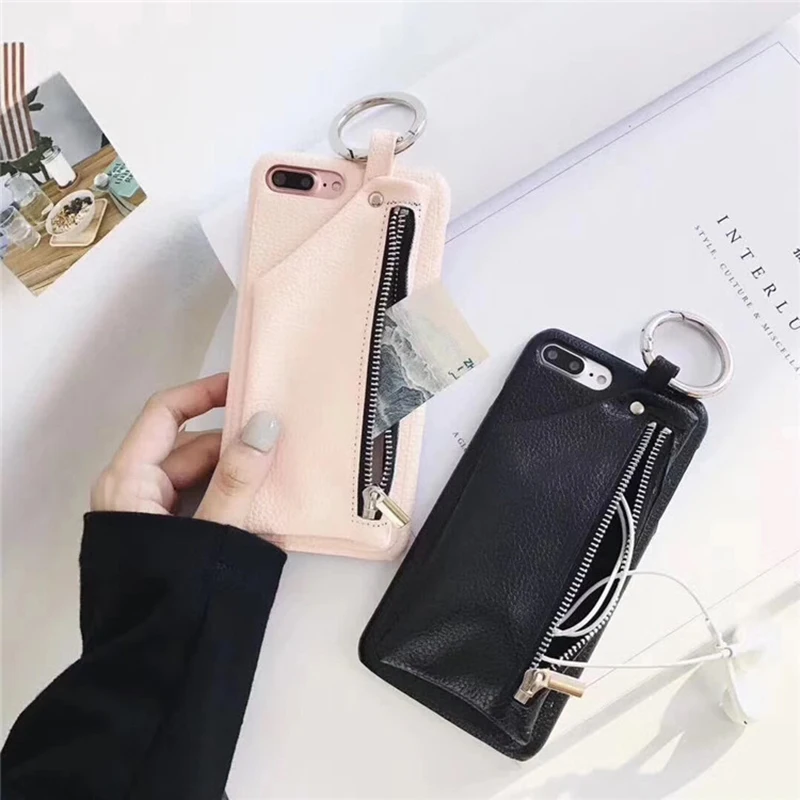 Чехол-Кошелек из искусственной кожи для iPhone XS MAX XR XS X, мягкий кожаный чехол с карманом для ID-карты для iPhone 7, 8 plus, 6, 6s, 6 plus, Funda
