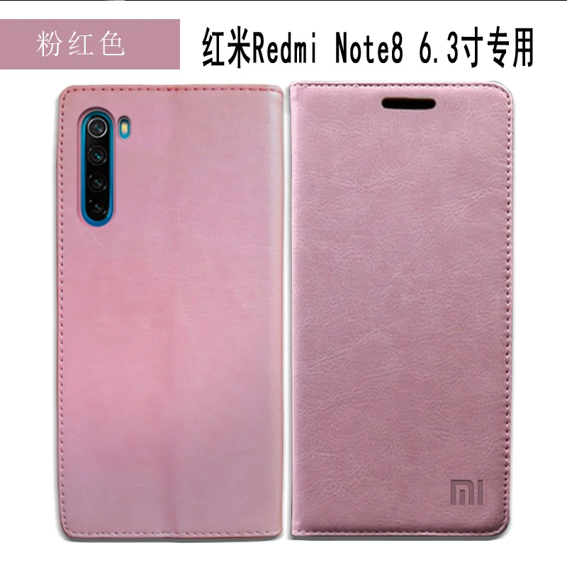 Для Xiaomi Redmi Note 8 Pro Чехол для телефона чехол из натуральной кожи Защитная сумка для телефона флип-чехол для Xiaomi Redmi Note 8 чехол s