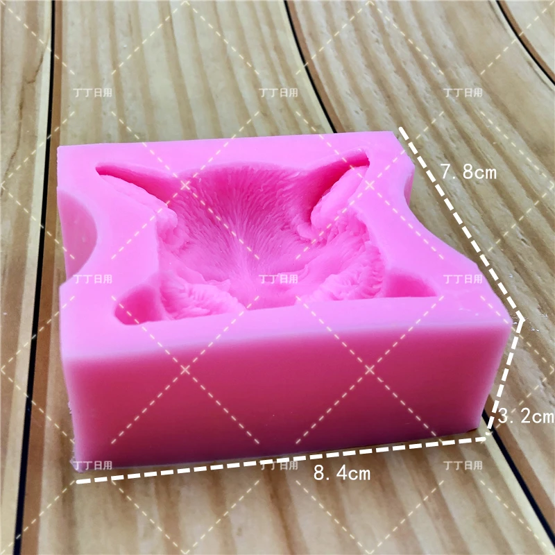 Новые 3D милые собачьемыло силиконовые формы для свеч DIY Украшение из мастики для торта инструменты для украшения желе конфеты шоколадный полимер