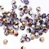 4mm Shiny AB color Crystal Bicone Beads Glass Jewelry Beads Loose Spacer Beads earring bracelet making Jewelry Accessories DIY ► Photo 3/6