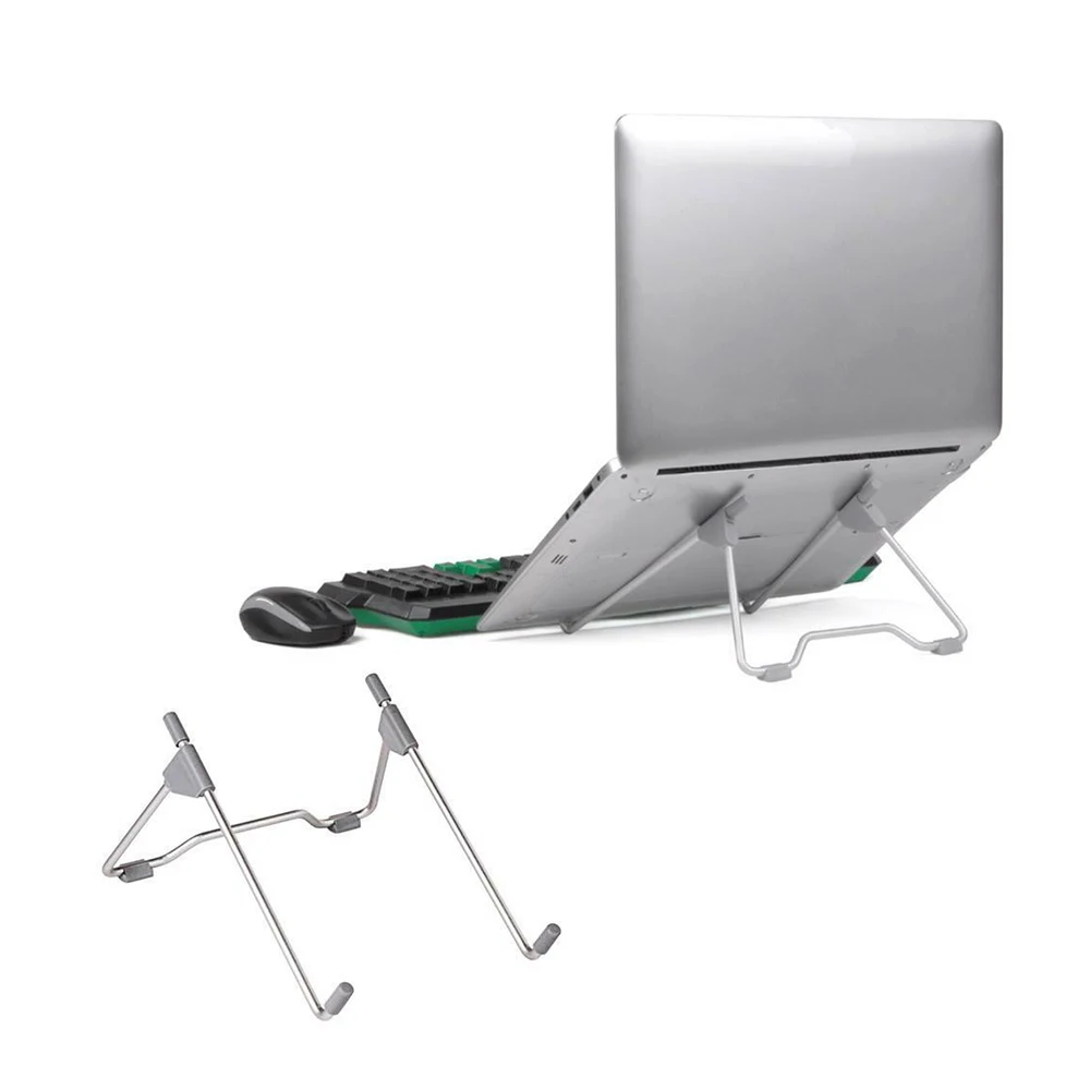 

New Folding Portable Laptop Stand Viewing Angle/Height Adjustable Quality Aluminum Alloy Bracket Support 10-17inch Notebook