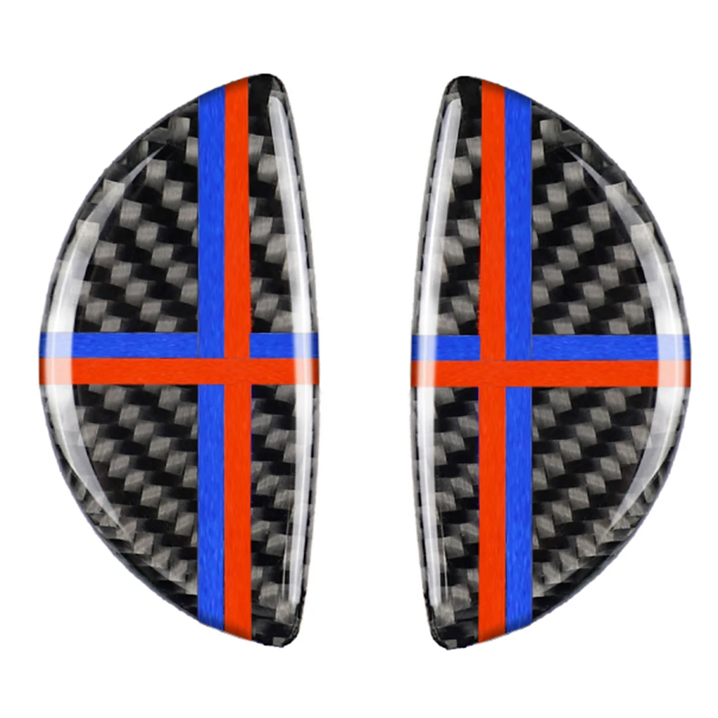 Замена для Mini Cooper R55/R56/R60/R61 2 шт./компл. автомобиля накладка на внутреннюю дверную ручку наклейки Углеродные волоконные наклейки декор