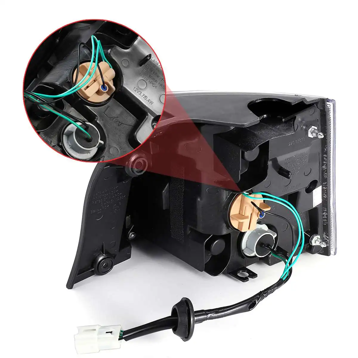 DC 12V левый/правый задний внешний тормозной фонарь лампа для Mitsubishi Марка Outlander 2007-2013 8330A396 с лампочкой