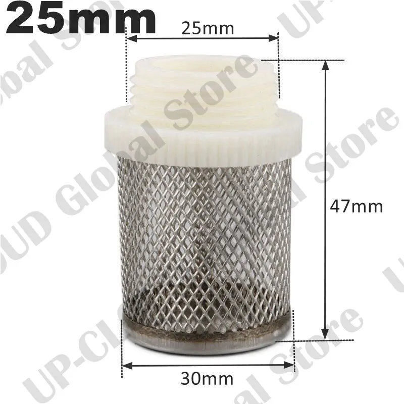 Edelstahl Schlauchfilter Sieb 16mm - Perfekt Für Autowäsche, Garten & Aquarium