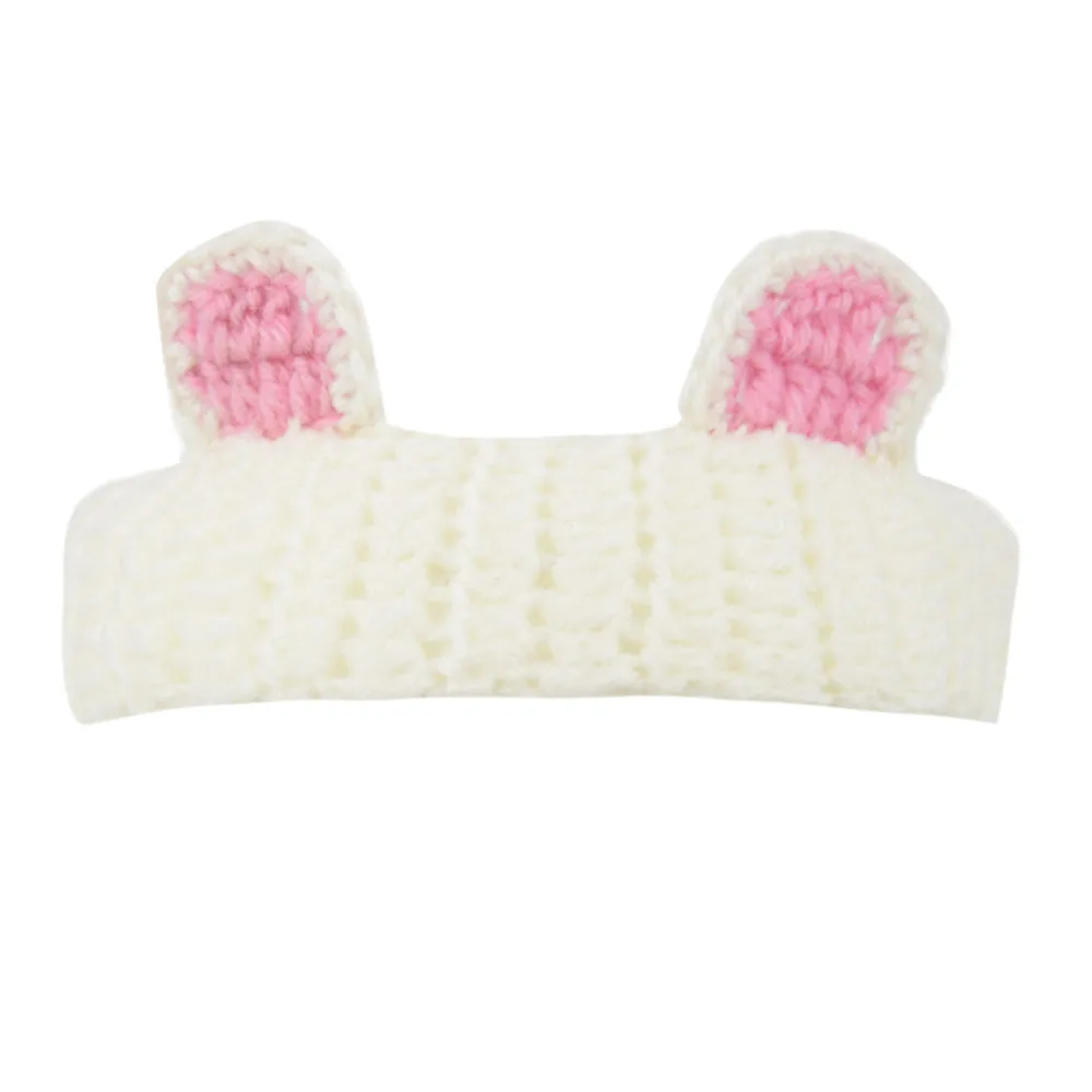 Cute Baby Headband kids rabbit ear knitted hairband woolen hair accessoriesToddler Headwear Hair Band Birthday Gift