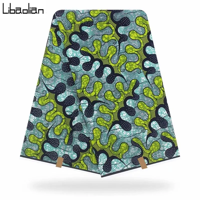 

African ankara nigerian wax prints fabric sale 6 yards/lot 100% cotton Dutch wax belgique for women dress new design F910-31