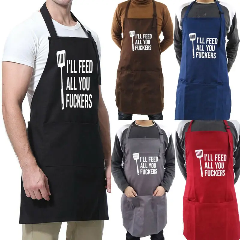 Women Men Waterproof Kitchen Apron Chef Butcher BBQ Cooking Baking Catering Women Men Waterproof Kitchen Apron Chef Butcher BBQ Cooking Baking Catering