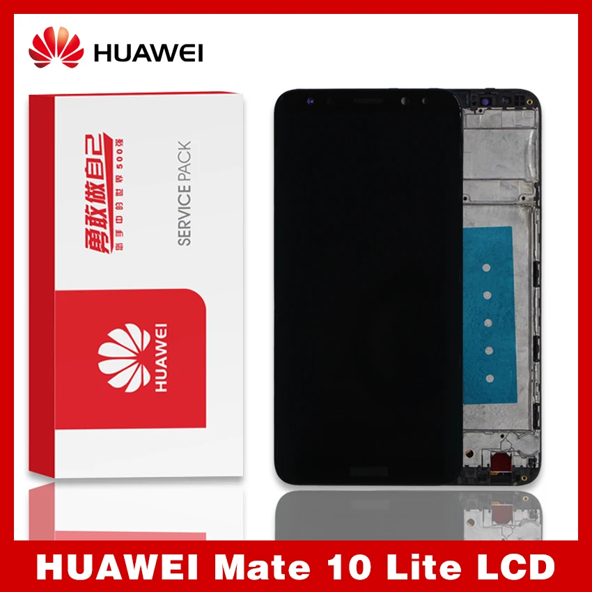 Дисплей 5 9 дюйма для Huawei Mate 10 Lite ЖК-дисплей Nova 2i RNE-L21 сенсорный экран | Мобильные