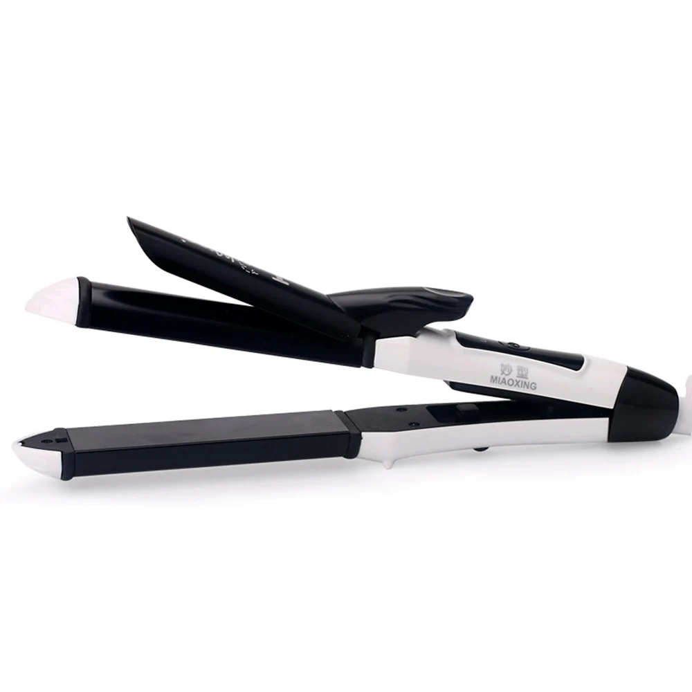 Мини Plancha пара Cabello 2 в 1 вращающиеся щипцы для завивки волос, стайлер, плоский утюг, Керамический выпрямитель для волос, бигуди для волос, портативные