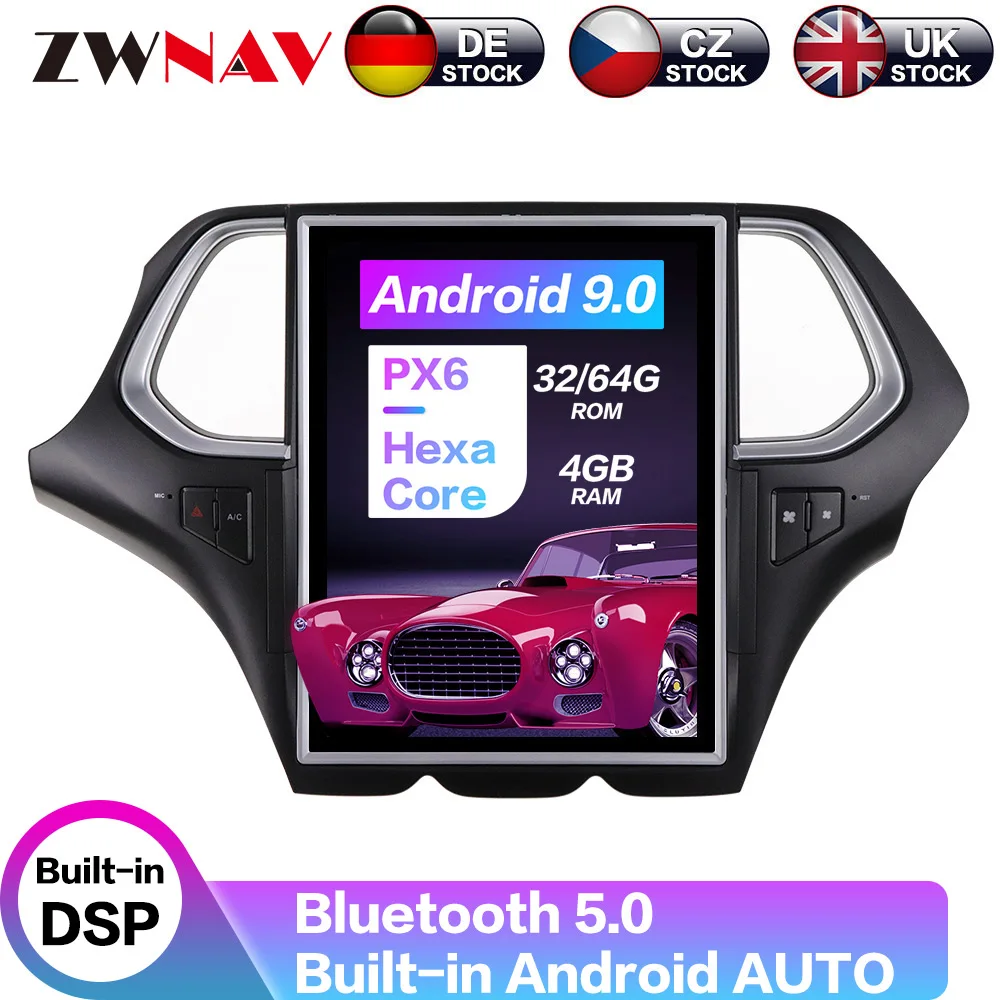 

Carplay DSP Android 9.0 PX6 Vertical Tesla Screen Radio Car Multimedia Player Stereo GPS Navigation For GAC Trumpchi GS4