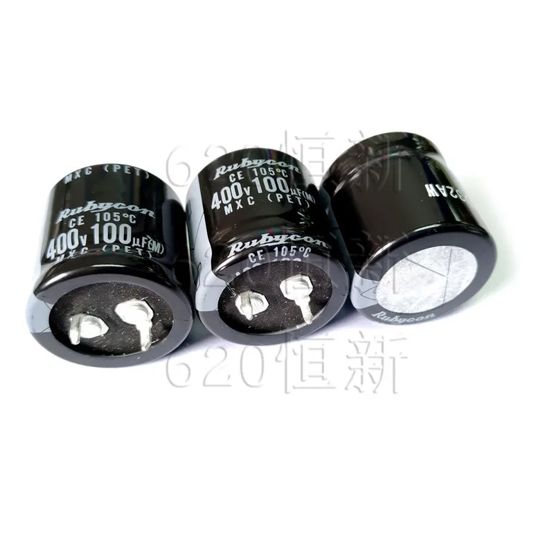 10pcs new RUBYCON MXC 400V100UF 25X25mm 100uF/400V electrolytic capacitor mxc 100uf 400v Power Supply | Электроника