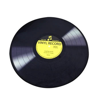 

Hot Cd Carpet Mat Cushion Antique Sofa Chair Cushion Side Carpet Cat Vinyl Record Round A Few Study Model Room Decorate Rug Mode