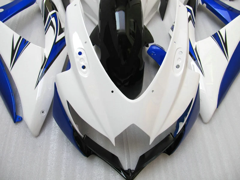 ABS пластик Инъекции обтекатель комплект для Suzuki 2010 2009 2008 GSXR600 K8 GSXR750 08 09 10 GSXR 600 750 Синий Белый Пользовательские обтекатели