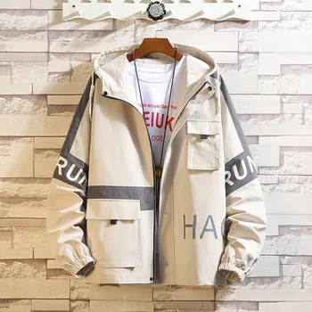 

Hiking Jacket Mens Waterproof 4xl Polyester Spring Streetwear Men Jacket 2020 Fashion Warm Cortaviento Hombre Men Coats JJ60JK