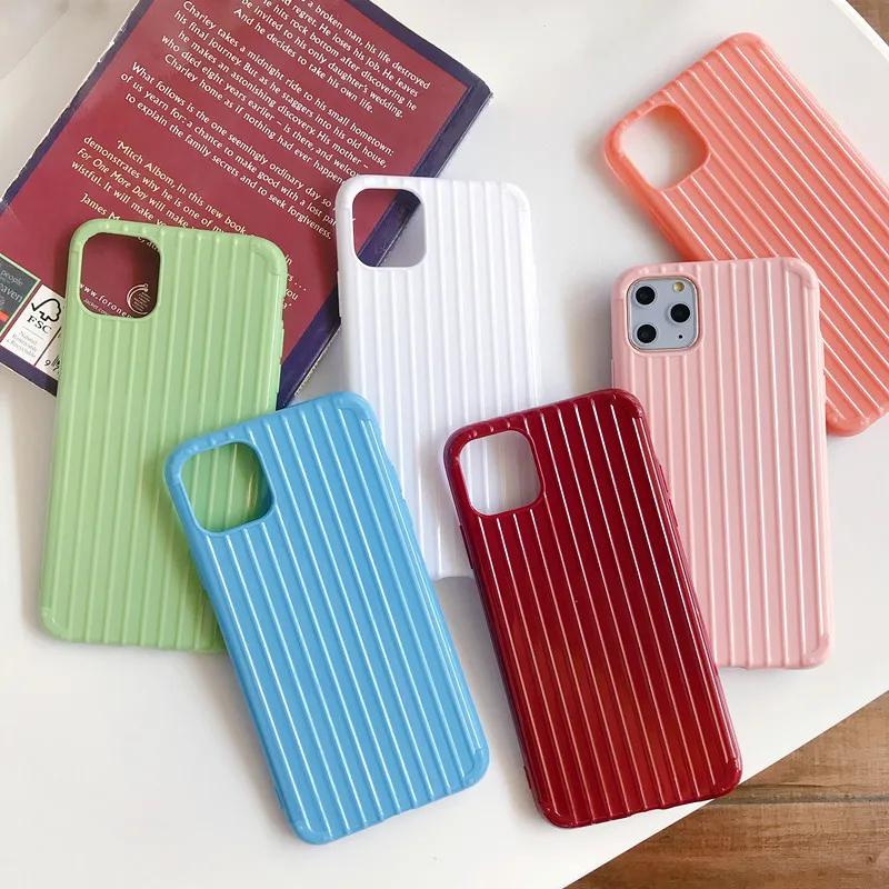 Candy Colors Luggage Phone Case For OPPO A57 A59 A3 A5 A7X A83 A9 Soft Silicon TPU Cover R11 s R15 Dream R17 K1 K3 Reno | Мобильные