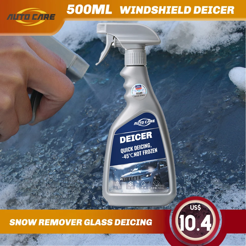 

500ML Car DeIcer Agent Windshield Deice Scraping De frosting Melt Tool Mirror Snow Remover Front Window Deicing