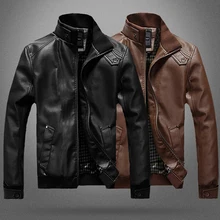 

Mens Leather Jackets Men Jacket High Quality Classic Motorcycle Bike Cowboy Jackets Male Thick Coats S-2XL