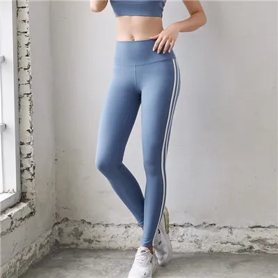 Кальсоны для йоги для женщин, для бега, для фитнеса, непромокаемые, эластичные леггинсы, быстросохнущие, плотные, с высокой талией, дышащие, спортивные брюки, JK-11 - Цвет: blue