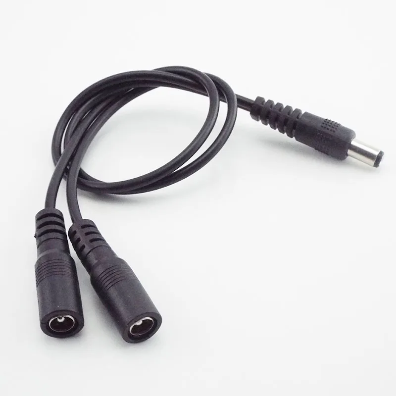 DC Power Splitter Cable Connector 5.5mm x 2.1mm 1 Female To 2 Male and 1 Male To 2 Female Plug Jack Power Cord For CCTV Camera DC Power Splitter Cable Connector 5.5mm x 2.1mm 1 Female To 2 Male and 1 Male To 2 Female Plug Jack Power Cord For CCTV Camera