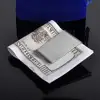 HOT SALES 2021 Stainless Steel Silver Color Slim Money Clip Purse Wallet Credit Card ID Holder 2