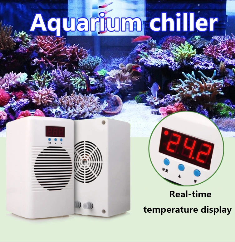 110-240 В кулер для воды и подогреватель охладитель аквариума для ниже 20L 30L аквариум Коралловый риф креветка температура воды